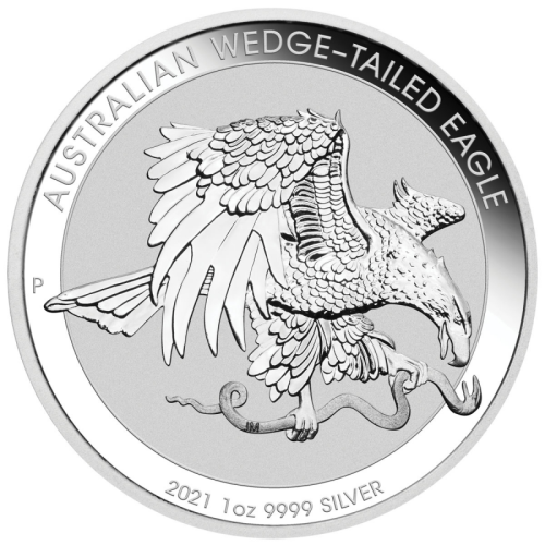 Australia 1$ Orzeł australijski 2021 1 OzAg.999