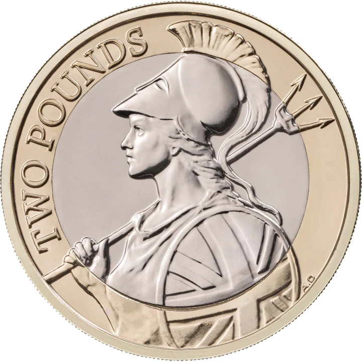 Wielka Brytania 2 funty Britannia 2016