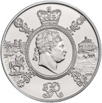 Wielka Brytania 5 funtów George III 2020 coincard