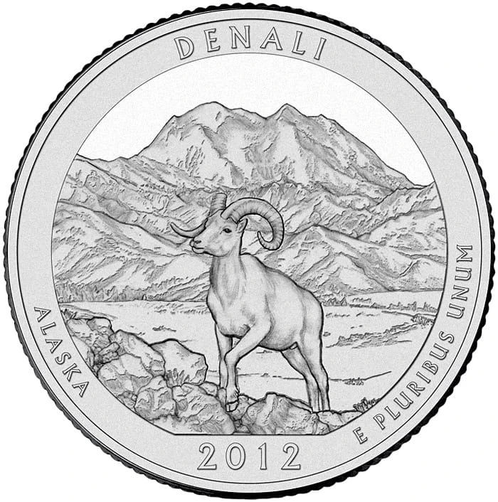 USA 25 c Park narodowy Denali 2012 nr 15