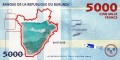 Burundi 5000 franków Bawół 2018 P-53b