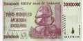 Zimbabwe 200 mln $ Pomnik 2008 P-81a