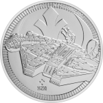 Niue 2 $ Falcon Star Wars 2021 1 Oz Ag.999