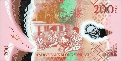 Vanuatu 200 Vatu rodzina 2014 P-12a