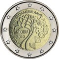 2 euro Andora Iberoamericana 2020