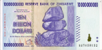 Zimbabwe 10 mld dolarów Kamienie 2008 p-85a