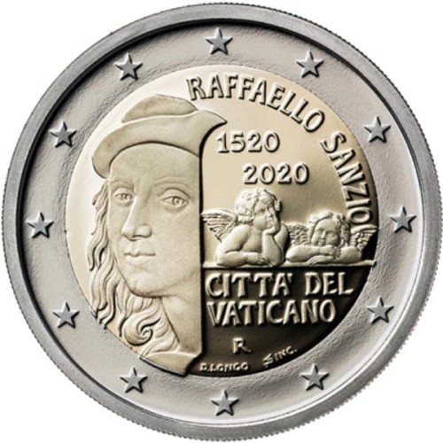 2 euro Watykan Rafaello Sanzio 2020