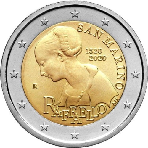 2 euro San Marino Rafaello 2020