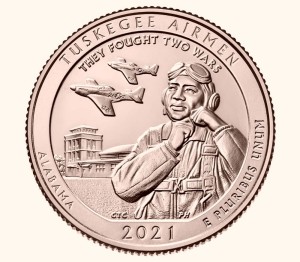 USA 25 c Park Tuskegee Airmen 2021 nr56 24kAu