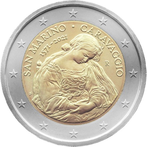 2 euro San Marino Caravaggio 2021
