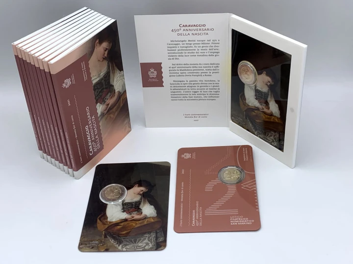 2 euro San Marino Caravaggio 2021