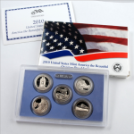 USA Proof set 5 x 25c Parki Narodowe 2010 "S" nr1