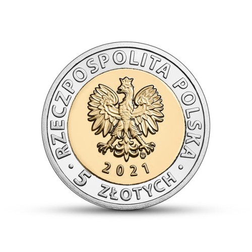 5 zł Brama Żuraw w Gdańsku 2021 nr 13