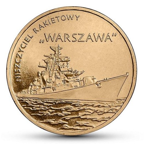 2 zł Niszczyciel rakietowy Warszawa 2013