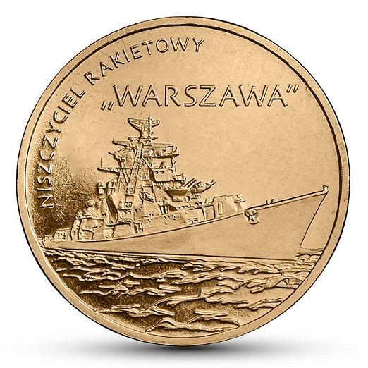 2 zł Niszczyciel rakietowy Warszawa 2013