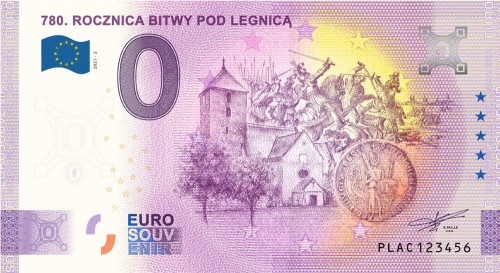 0 euro Polska 780. rocznica Bitwy pod Legnicą 2021.2