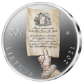 Litwa 20 euro 230. rocznica Konstytucji 3 Maja 2021