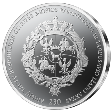 Litwa 20 euro 230. rocznica Konstytucji 3 Maja 2021