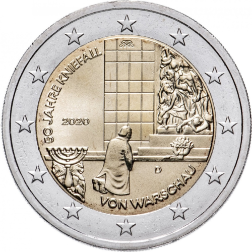 Germany 2 Euro 2020 - The 50th Anniversary Of Willy Brandt’s Kniefall Von Warschau
