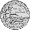 USA 25 c G. Washington Crossing the Delaware 2021