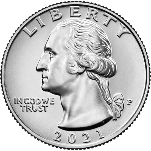 USA 25 c G. Washington Crossing the Delaware 2021