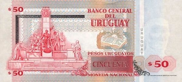 Urugwaj 50 urugayos Jose edro Varela 2003 P-84