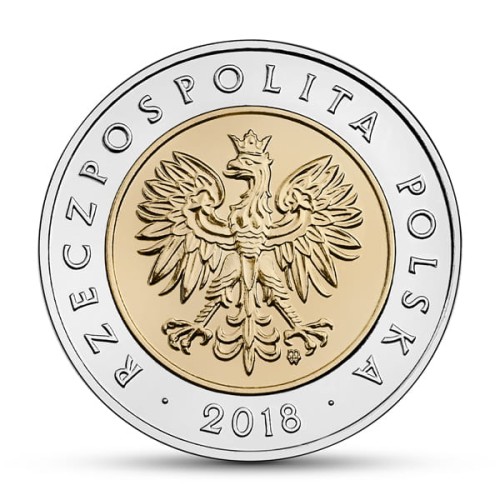 5 zł 100-lecie odzyskania przez Polskę niepodległości 2018