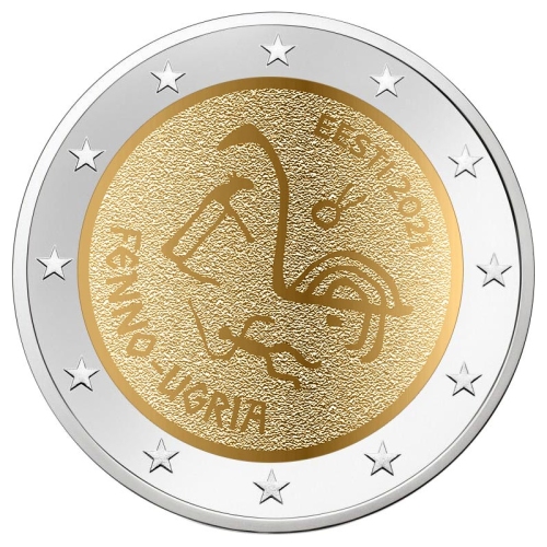 2 euro Estonia Finno-Ugric Peoples 2021