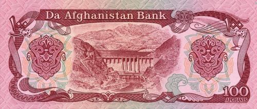 100 Afghanis (Afganistan) (1979-1991 - emisja) Wor P-58b
