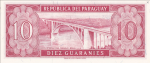 Paragwaj 10 guarani Most 1963 P-196