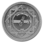 Tokelau 2$ Tuńczyk 1 OZ Ag.999 2014 (1) (1) (1)