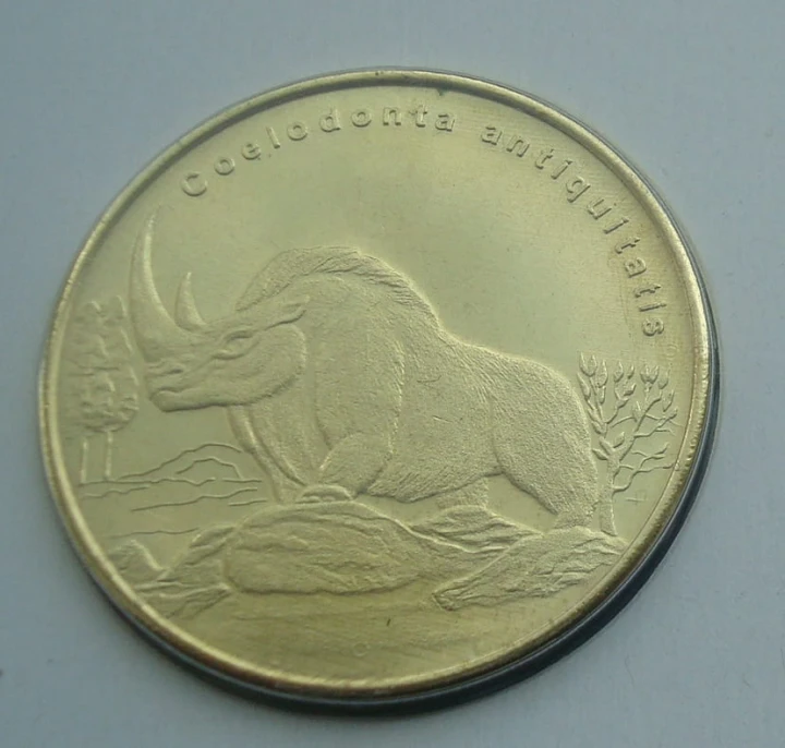 Gwinea Równikowa Bioko 5 $ Nosorożec 2021