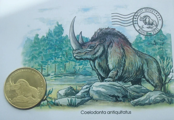 Gwinea Równikowa Bioko 5 $ Nosorożec 2021