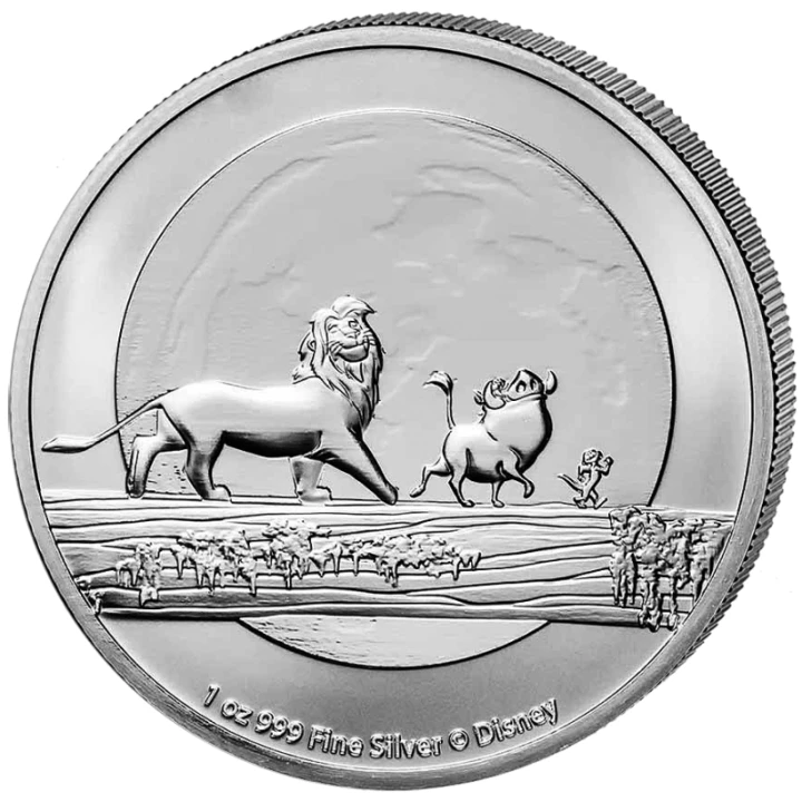 Niue 2 $ Disney Lion King 2021 1 Oz Ag.999
