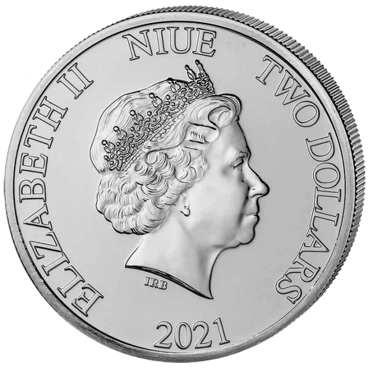 Niue 2 $ Disney Lion King 2021 1 Oz Ag.999
