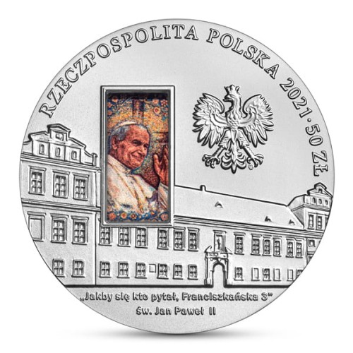 50 zł JPII Pałac Biskupi w Krakowie 2021