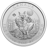 Kanada 10$ Wilkołak 2021 2 Oz Ag.999