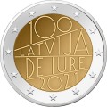 2 euro Łotwa 100 lat Republiki 2021
