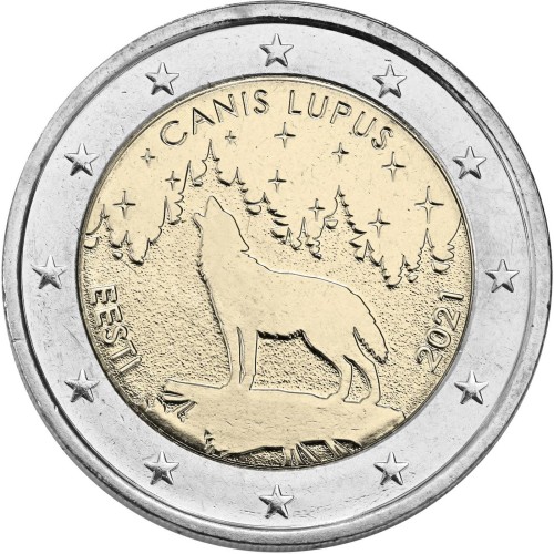 2 euro Estonia Wilk 2021