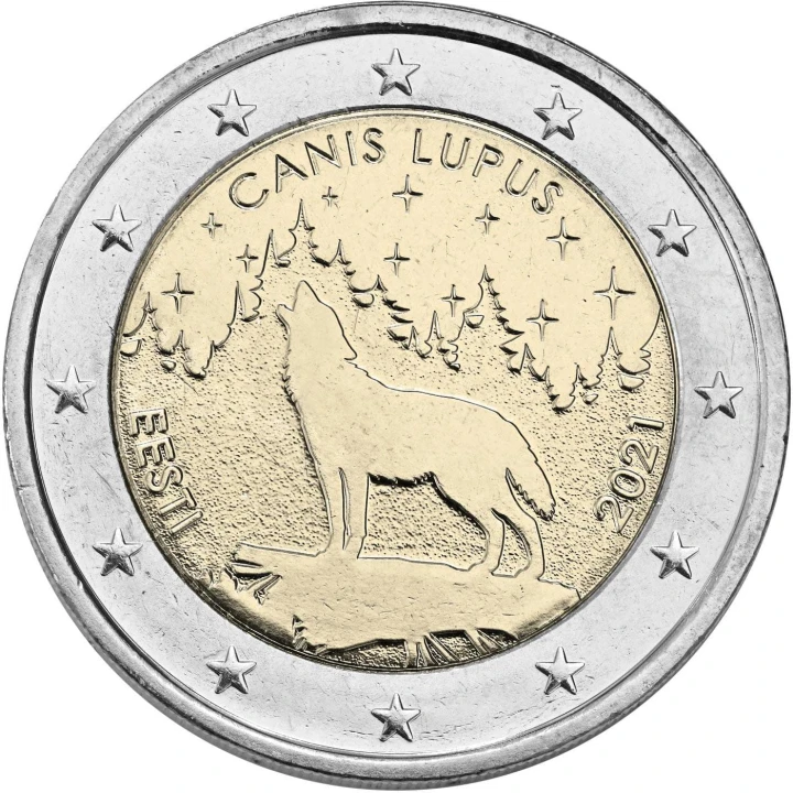 2 euro Estonia Wilk 2021