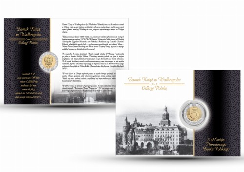 5 zł Zamek Książ  2021 nr 14 + blister