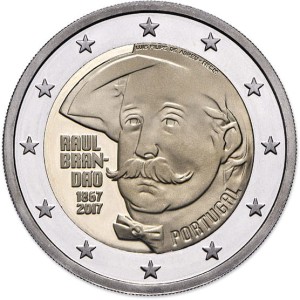 2 euro Portugalia Raul Brandao 2017