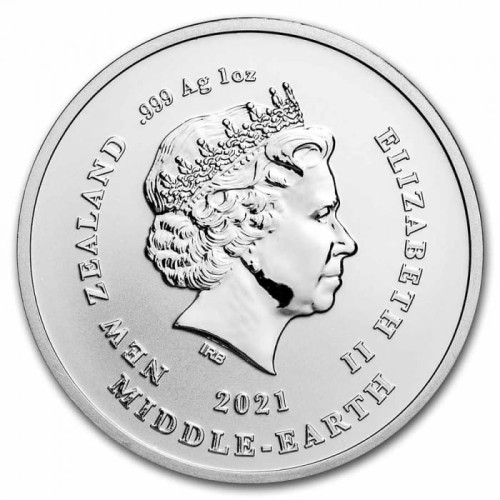 Nowa Zelandia 1$ LoR Frodo 2021 1 Oz Ag.999