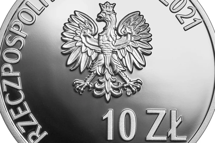 10 zł 40. rocz. strajku w Wyższej Oficerskiej Szkole Pożarniczej 2021
