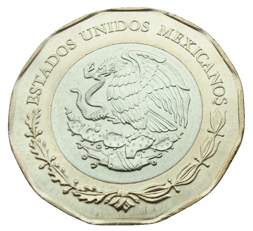 Meksyk 20 peso Tenochtitlan 2021
