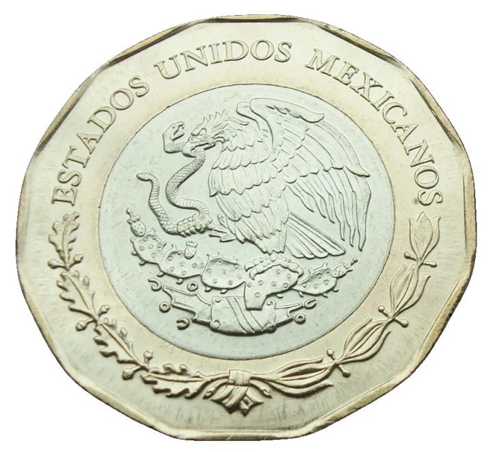 Meksyk 20 peso Tenochtitlan 2021