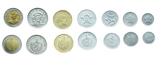 Zestaw menniczy Kuba x 7 Che Guevara 1985+