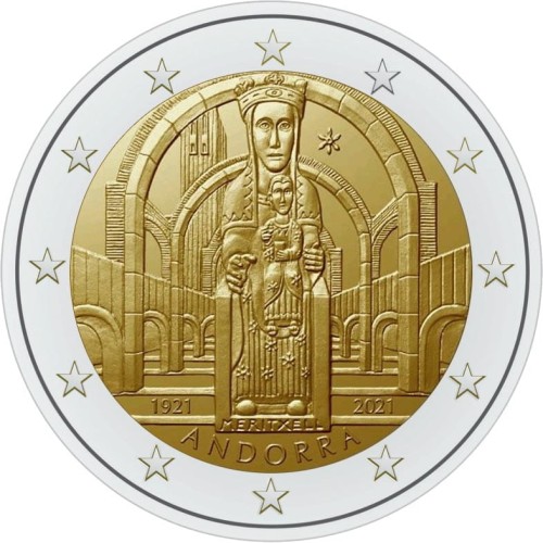 2 euro Andora Lady Of Meritxell 2021