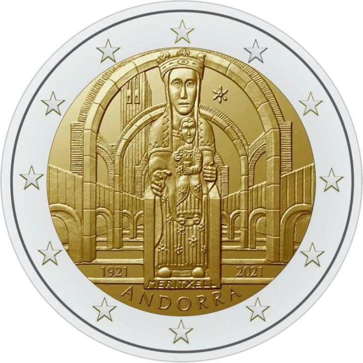 2 euro Andora Lady Of Meritxell 2021