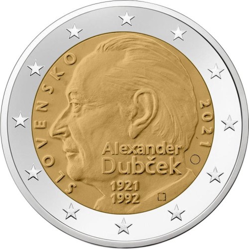 2 euro Słowacja Alexander Dubcek  2021